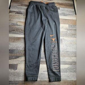 Nike X Texas Longhorns Men's Small Dark Gray Sweatpants Spell-out